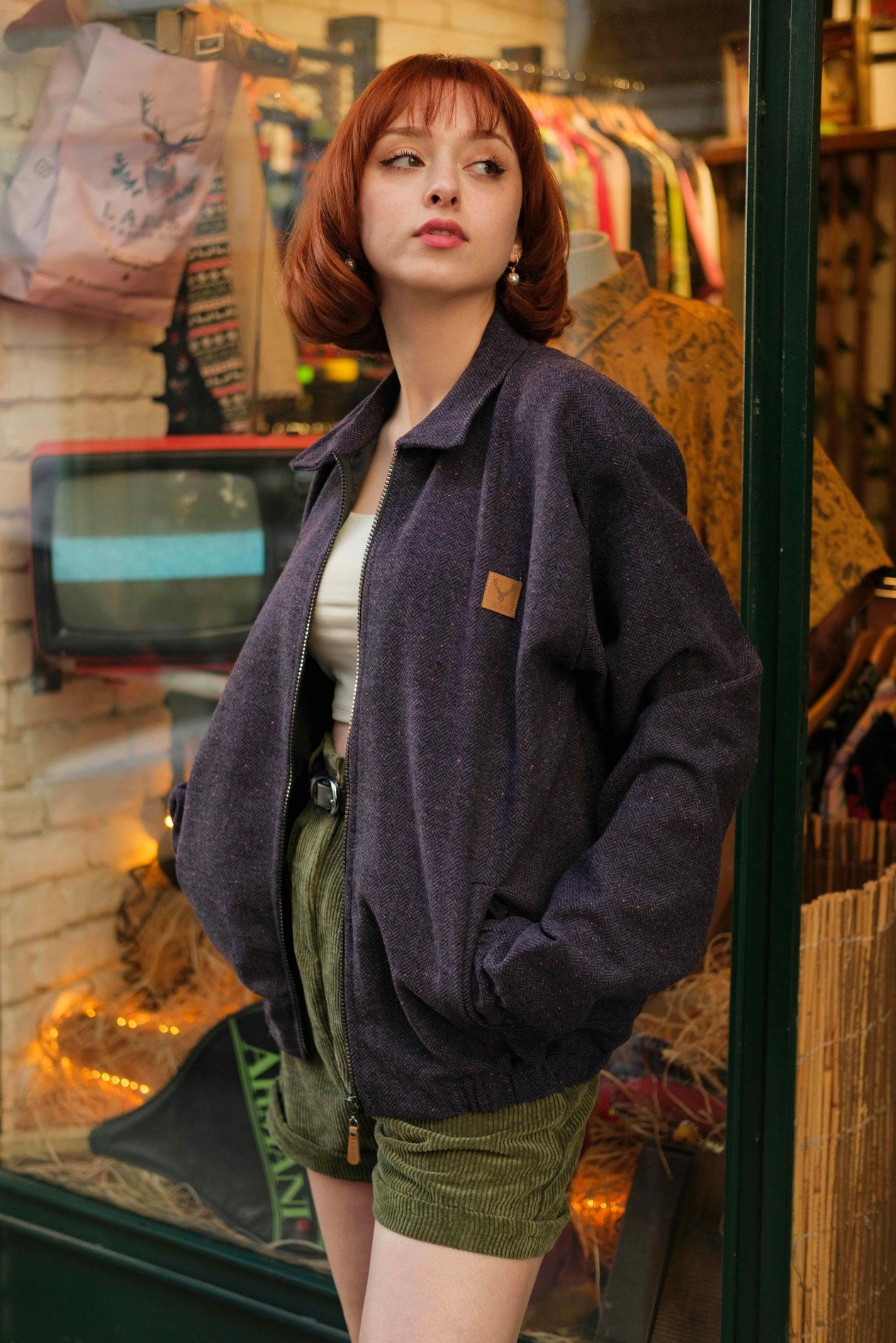 London Retro Bomber Koleksiyon Ceket