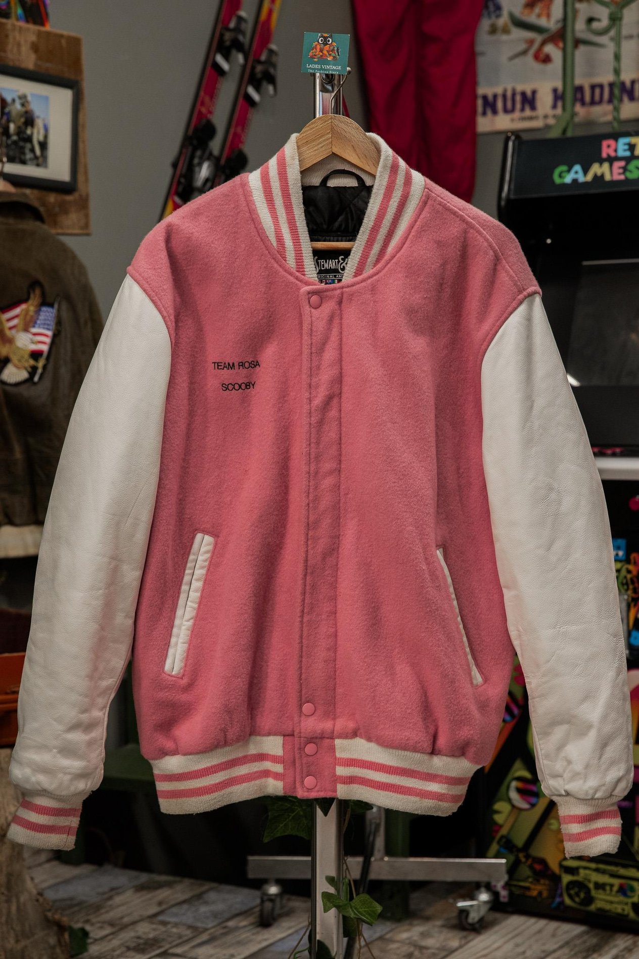ORIGINAL American 1977 Deri Kolej Ceket