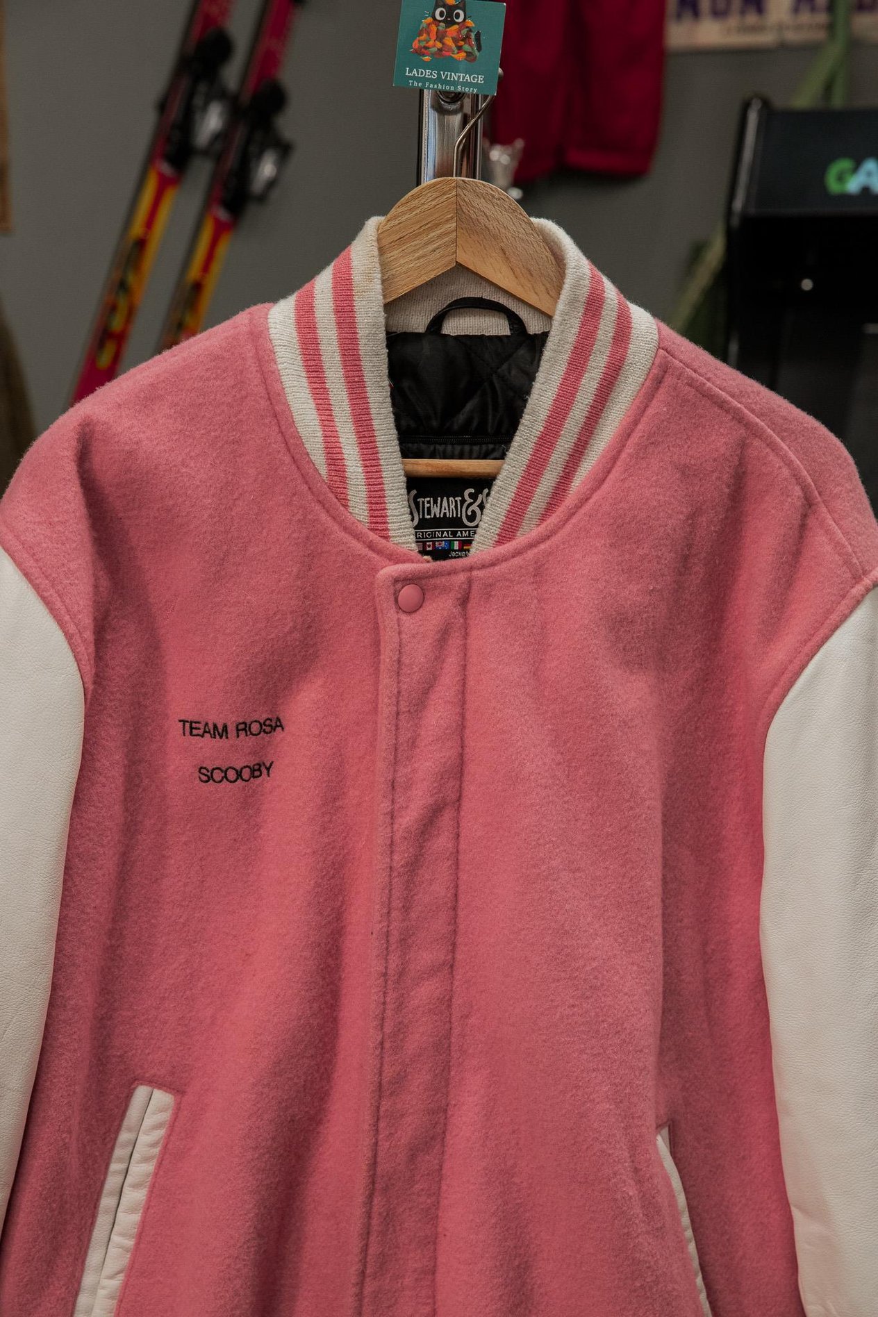 ORIGINAL American 1977 Deri Kolej Ceket
