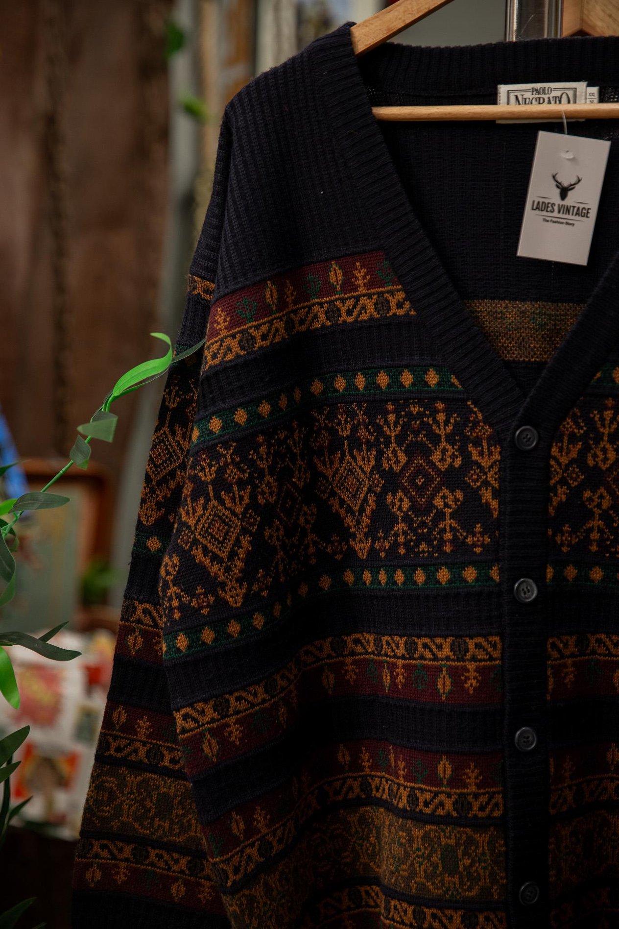 PAOLO NEGRATO Etnik Unisex Hırka