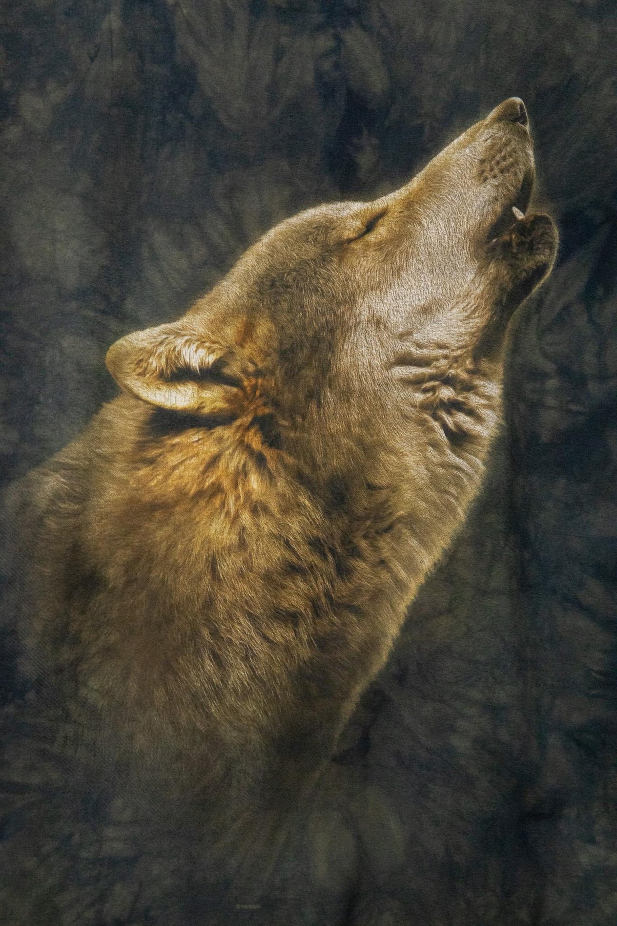 Spain Wolf Heavy Cotton T-Shirt
