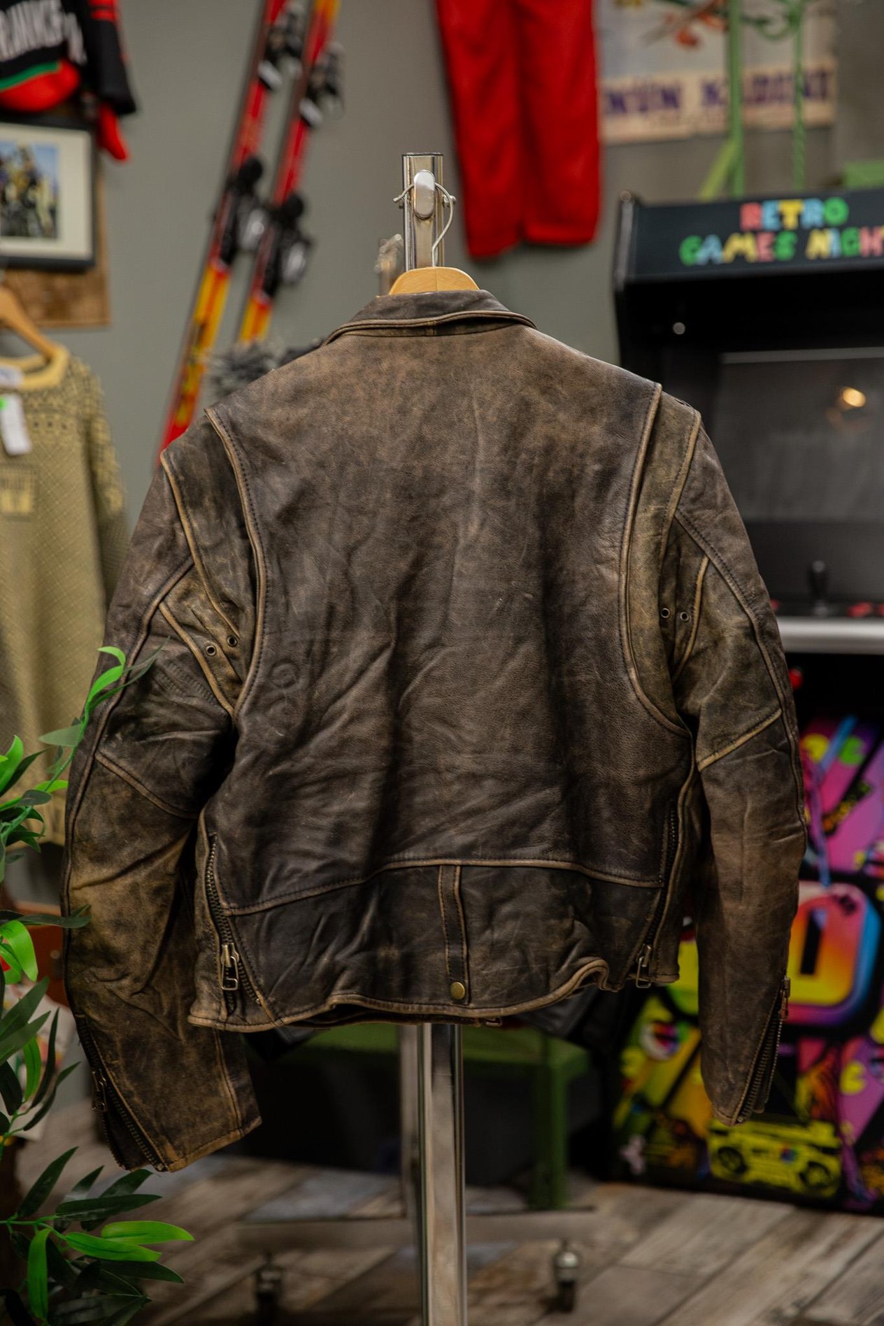 TOUGH American Biker Eskitme Kadın Deri Ceket