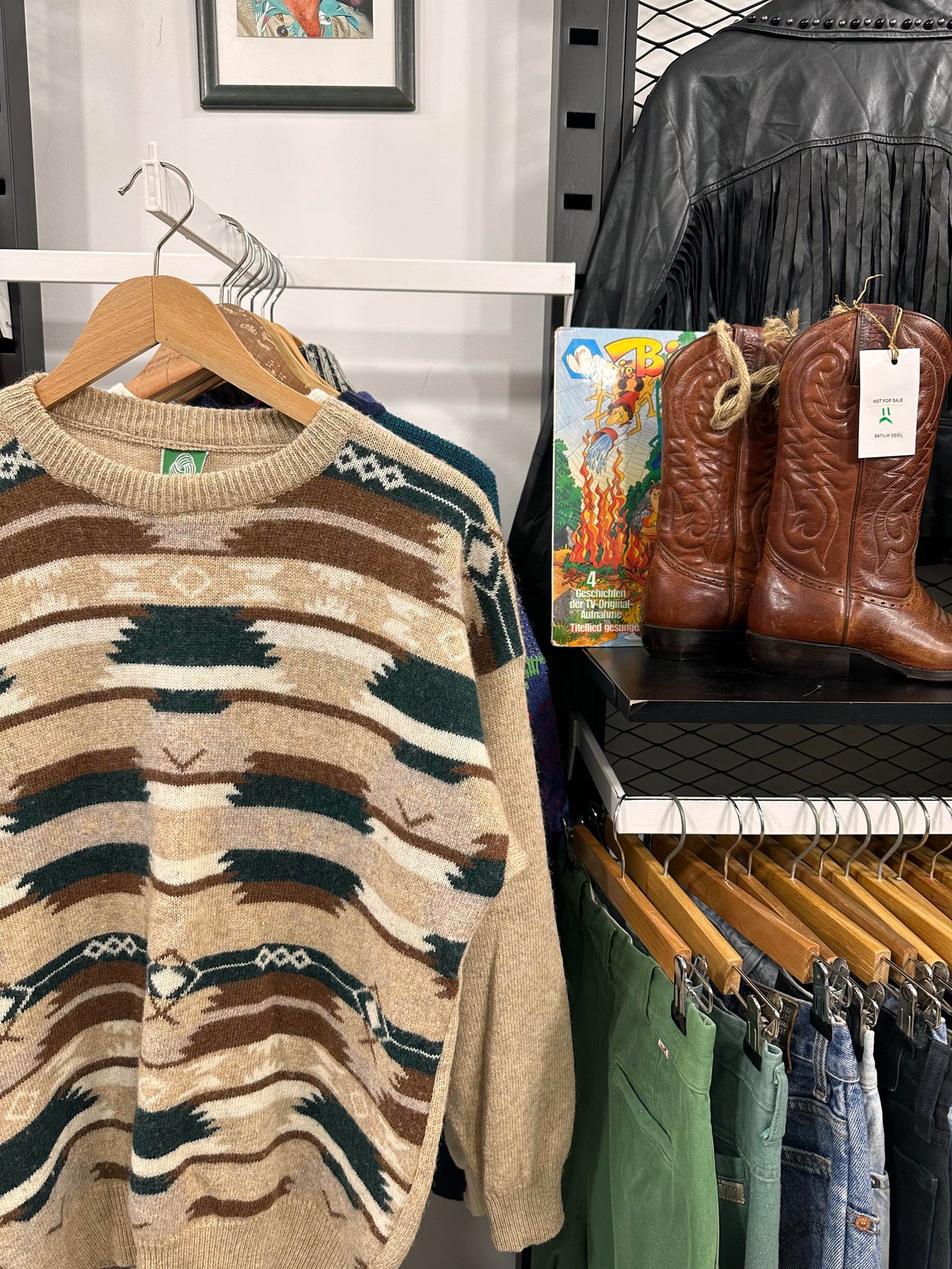 Vintage Shetland Unisex Kazak