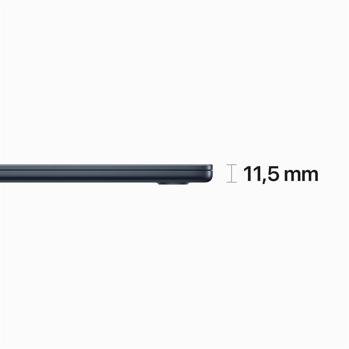 MacBook Air 15'' 8-Core CPU 10-Core GPU Apple M2 /8GB /256GB SSD /Midnight MQKW3TU/A