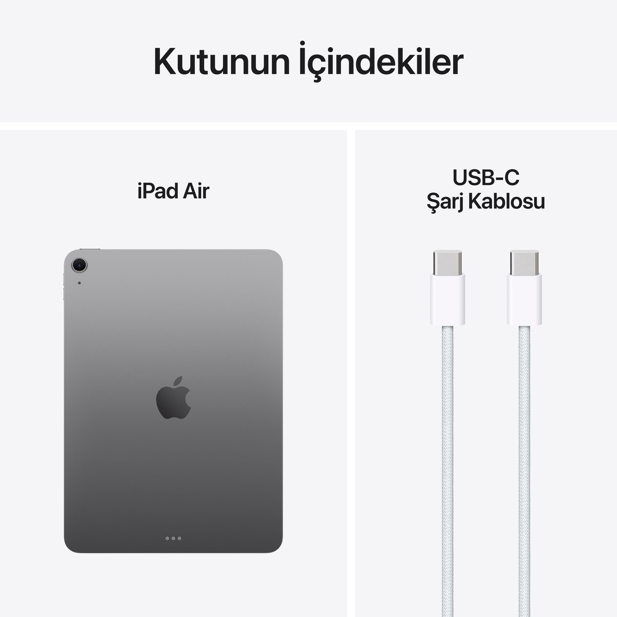 iPad Air M3 11'' Wi-Fi 128GB Uzay Grisi MC9W4TU/A