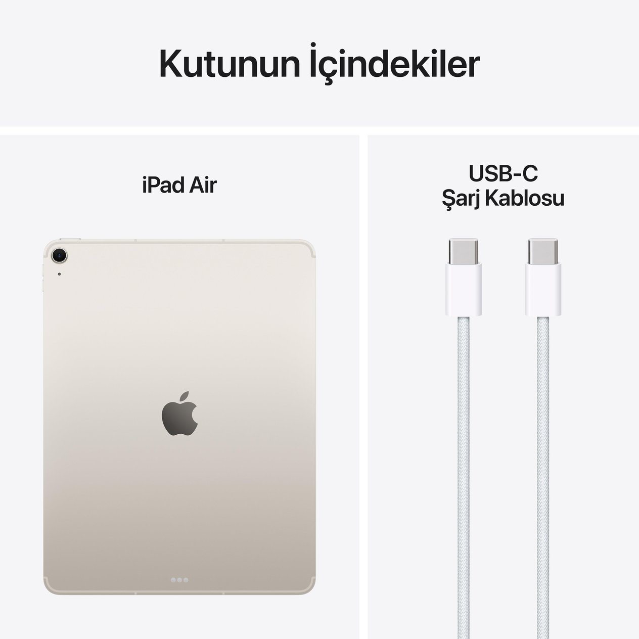 iPad Air M3 13'' Wi-Fi + Cellular 128GB Yıldız Işığı MCJ34TU/A