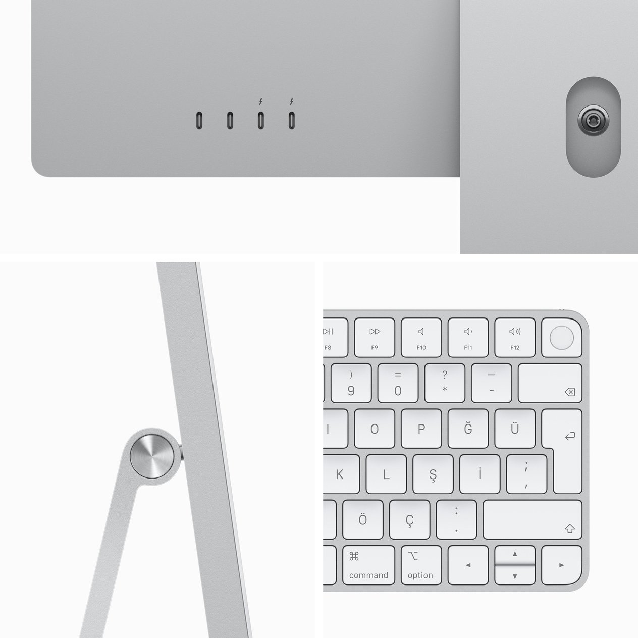 iMac 24'' Retina 4.5K Apple M3 / 8-Core CPU 10-Core GPU / 8GB / 256GB SSD / Silver MQRJ3TU/A