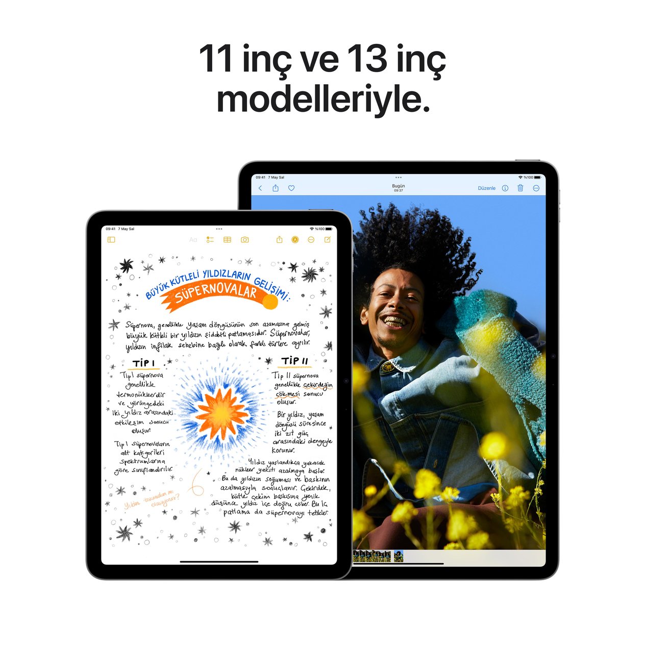 iPad Air M2 11'' Wi-Fi 64GB Uzay Grisi MUWC3TU/A