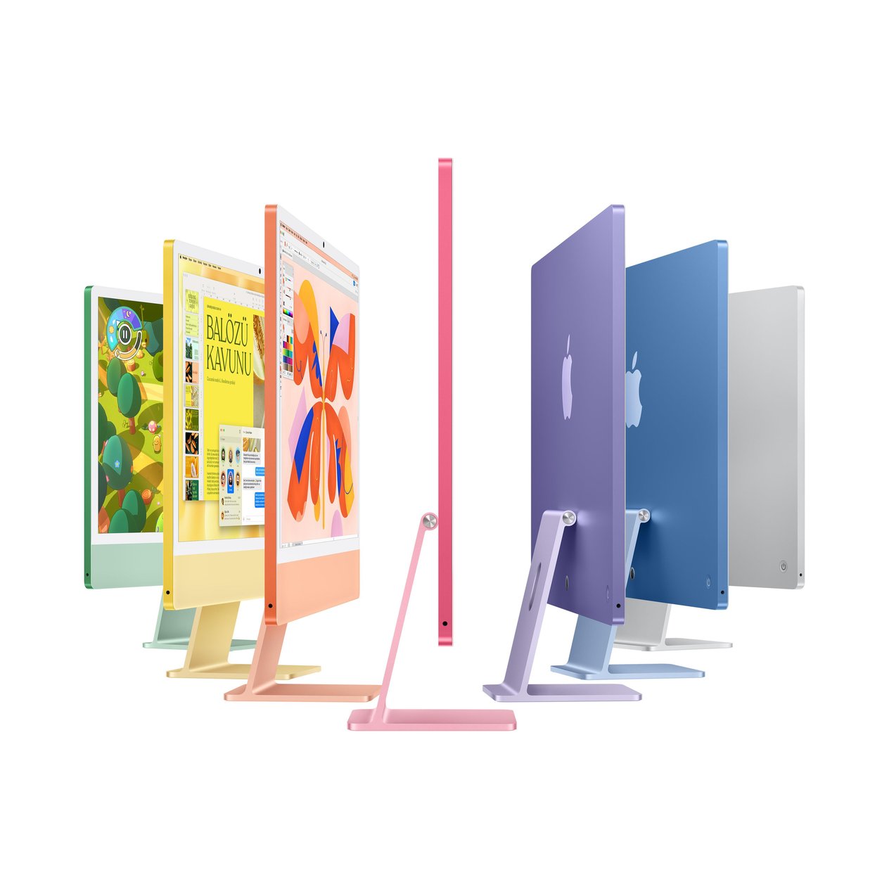 iMac 24'' Retina 4.5K Apple M4 / 10-Core CPU 10-Core GPU / 16GB / 256GB SSD / Pembe MWV43TU/A