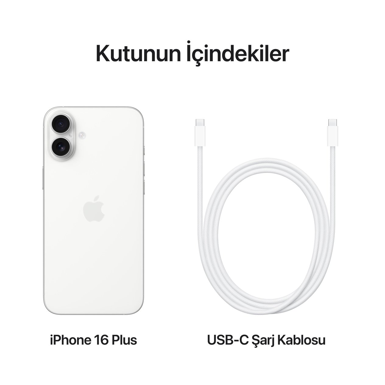 iPhone 16 Plus 128GB Beyaz