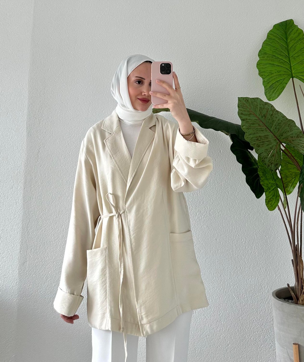 BAĞLAMA DETAYLI TENSEL KAP