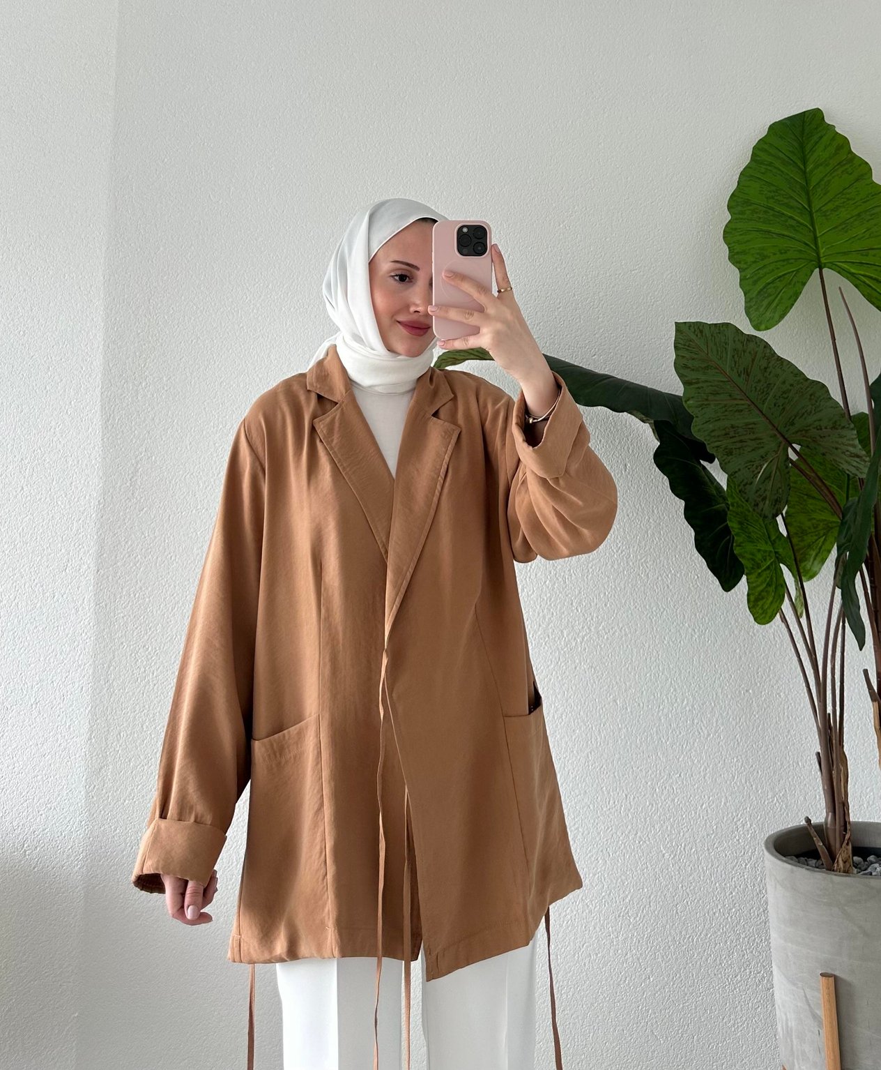 BAĞLAMA DETAYLI TENSEL KAP