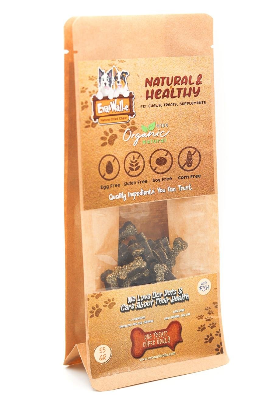 Köpek Ödül Maması  Balıklı Köpek Ödülü L-Karnitin Destekli 55-60 g