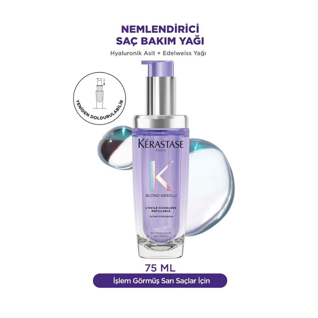 Kerastase Blond Absolu L'Huile Cicagloss Parlaklık Veren Saç Bakım Yağı 75ml
