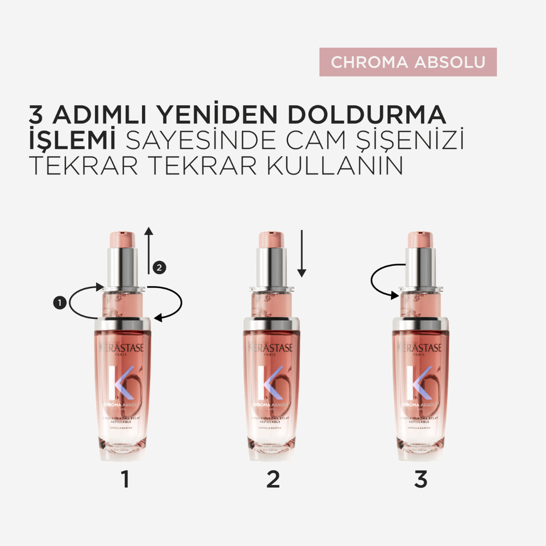 Kerastase Chroma Absolu L'Huile Chroma Eclat Boyalı Saçlar için Bakım Yağı 75ml