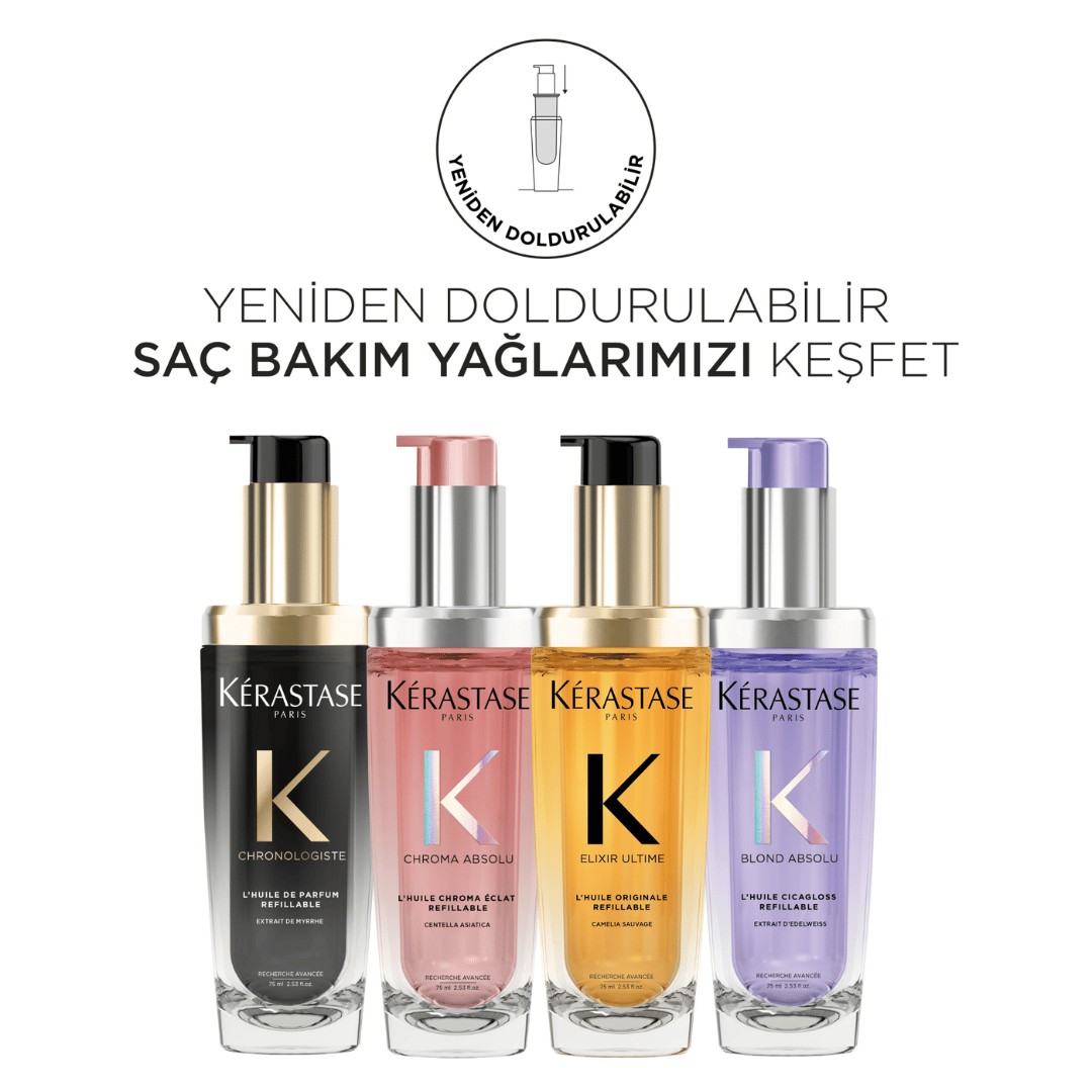 Kerastase Chroma Absolu L'Huile Chroma Eclat Boyalı Saçlar için Bakım Yağı 75ml