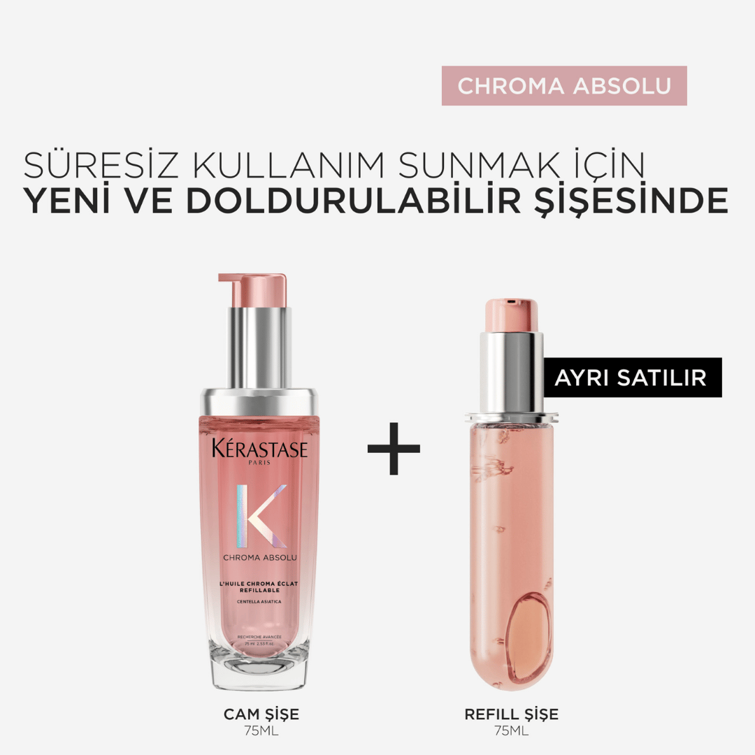 Kerastase Chroma Absolu L'Huile Chroma Eclat Boyalı Saçlar için Bakım Yağı 75ml
