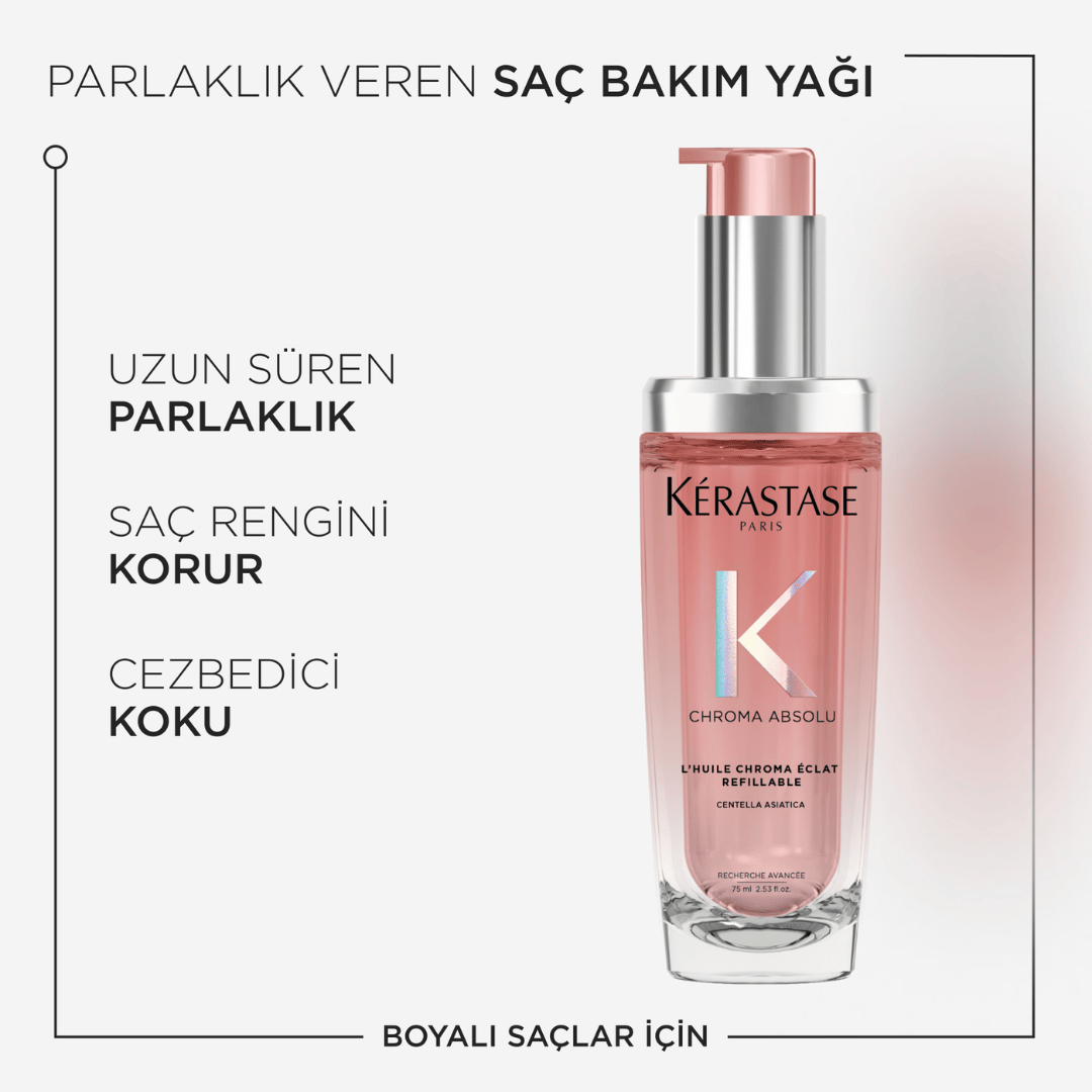 Kerastase Chroma Absolu L'Huile Chroma Eclat Boyalı Saçlar için Bakım Yağı 75ml