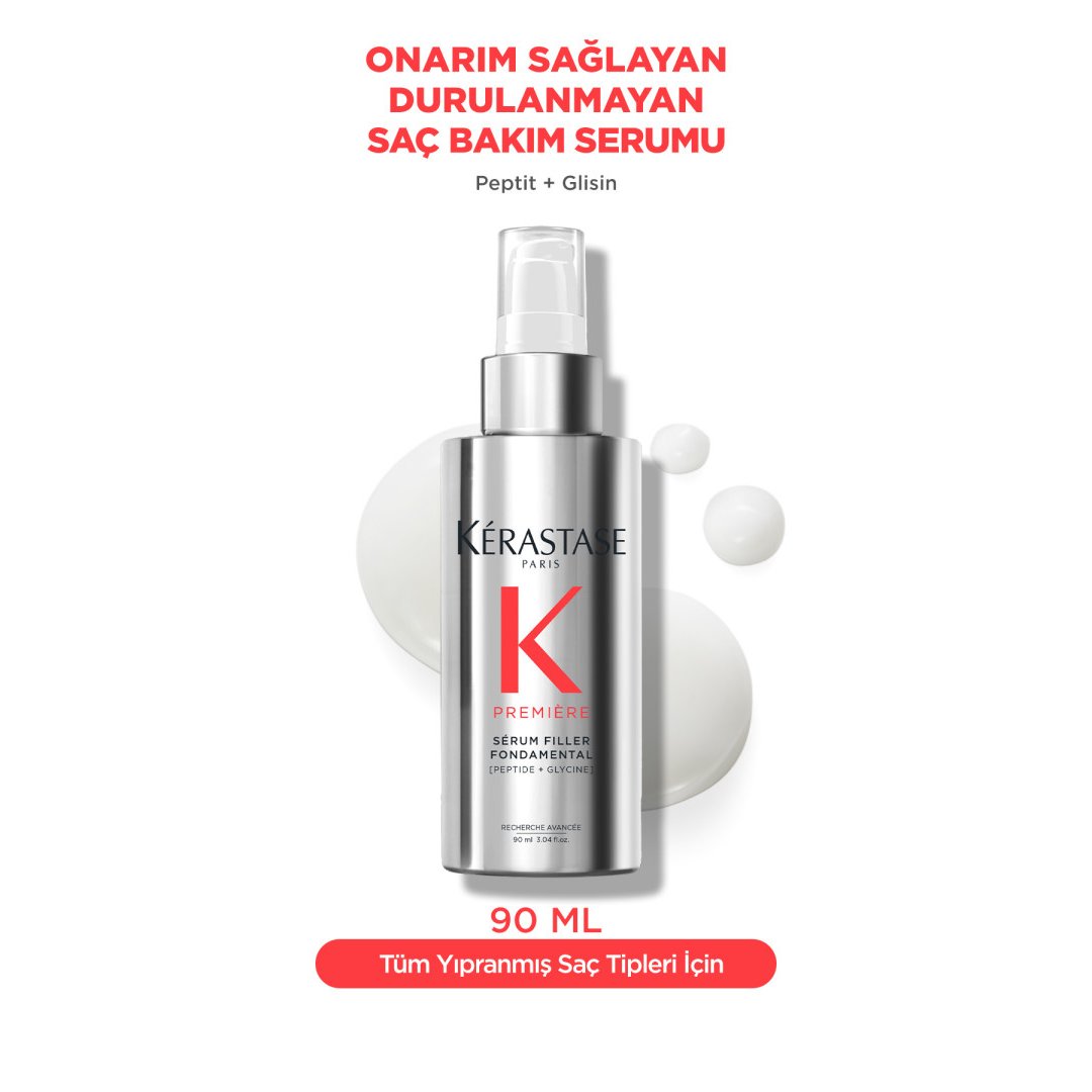 Kerastase Premiere Serum Filler Fondamental Elektriklenme Karşıtı Onarım Sağlayan Saç Serumu 90ml