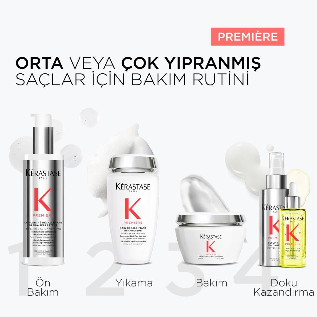 Kerastase Premiere Serum Filler Fondamental Elektriklenme Karşıtı Onarım Sağlayan Saç Serumu 90ml