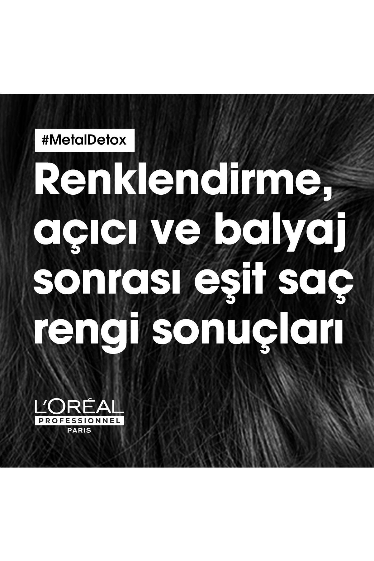L'Oreal Professionnel Serie Expert Metal Detox Renkli ve Açıcı ile İşlem Görmüş Saçlar İçin Metal Karşıtı Koruyucu Maske 250ml