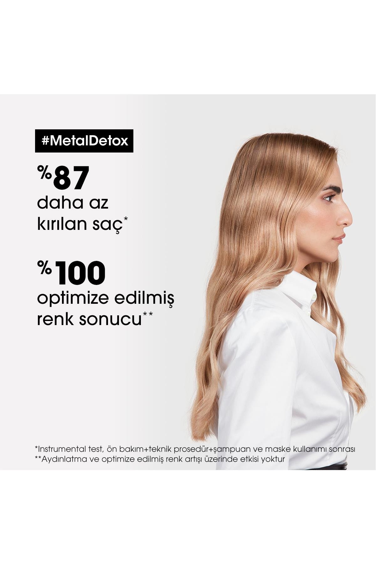 L'Oreal Professionnel Serie Expert Metal Detox Renkli ve Açıcı ile İşlem Görmüş Saçlar İçin Metal Karşıtı Koruyucu Maske 250ml