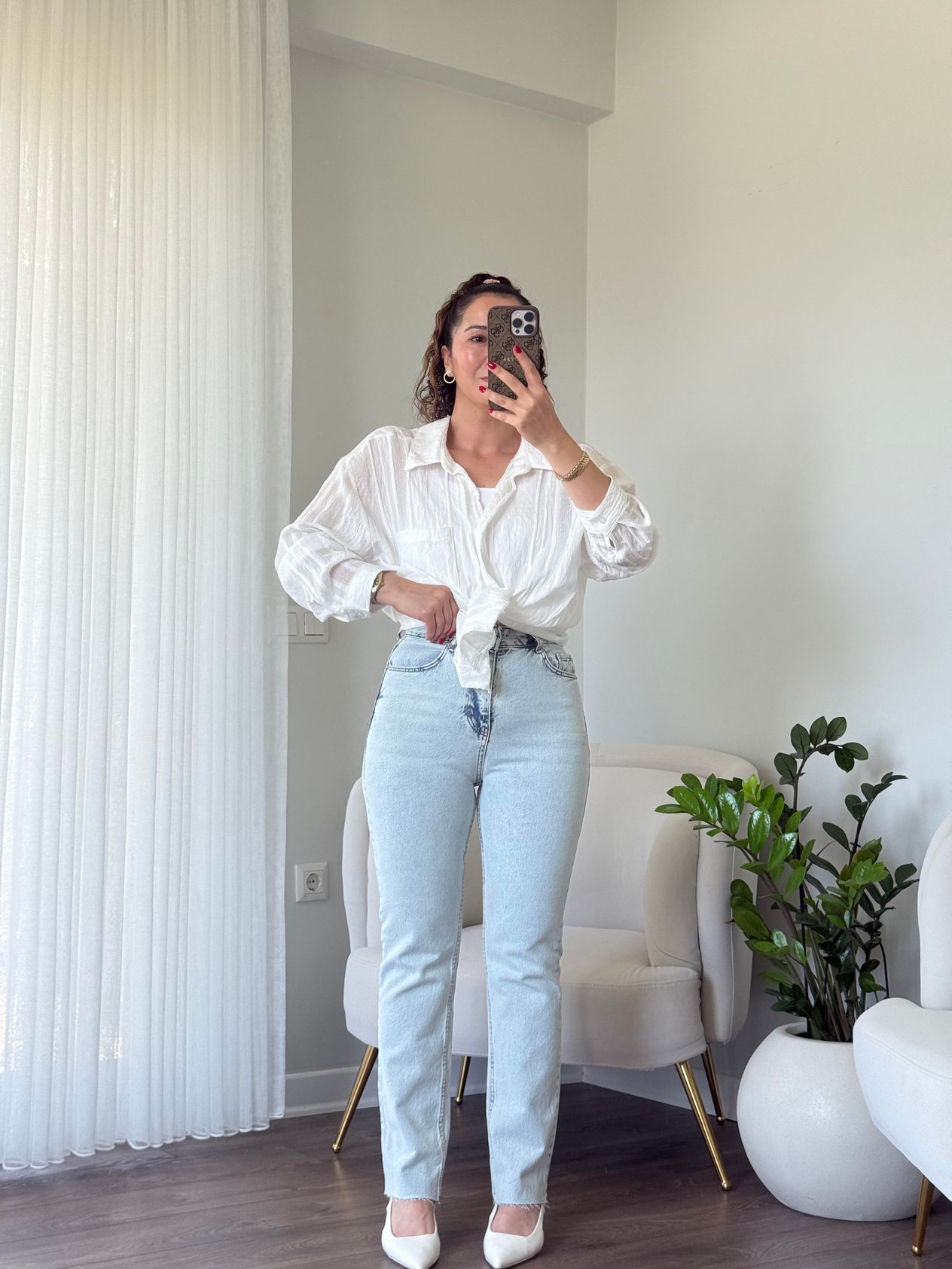 Zr Likralı Boy Fit Jean Kar Yıkama