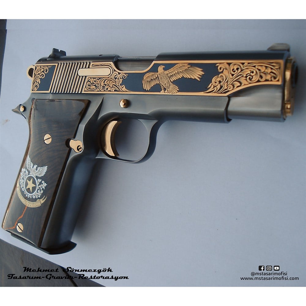 Llama 9mm Gravür // Kartallı Özel Tasarım