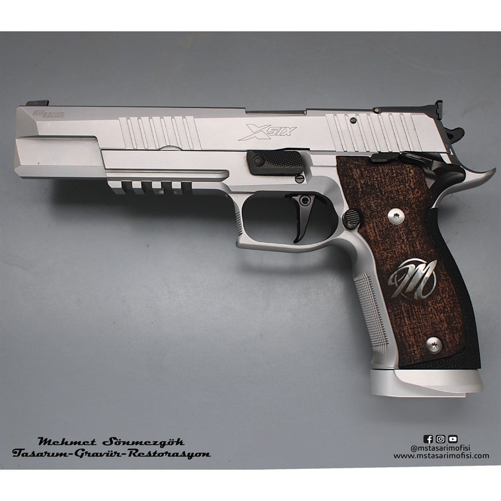 Sig Sauer X FIVE Kaplama // Paslanmaz Çelik,Parçalar Siyah Krom