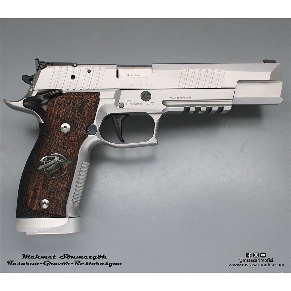 Sig Sauer X FIVE Kaplama // Paslanmaz Çelik,Parçalar Siyah Krom