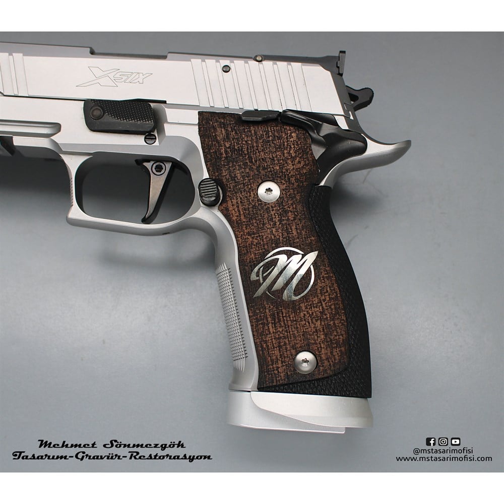 Sig Sauer X FIVE Kaplama // Paslanmaz Çelik,Parçalar Siyah Krom