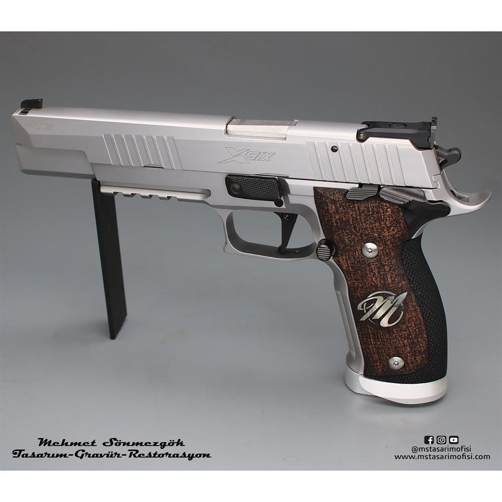 Sig Sauer X FIVE Kaplama // Paslanmaz Çelik,Parçalar Siyah Krom