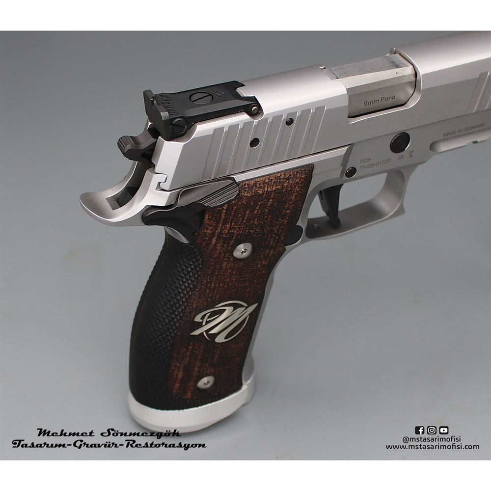 Sig Sauer X FIVE Kaplama // Paslanmaz Çelik,Parçalar Siyah Krom