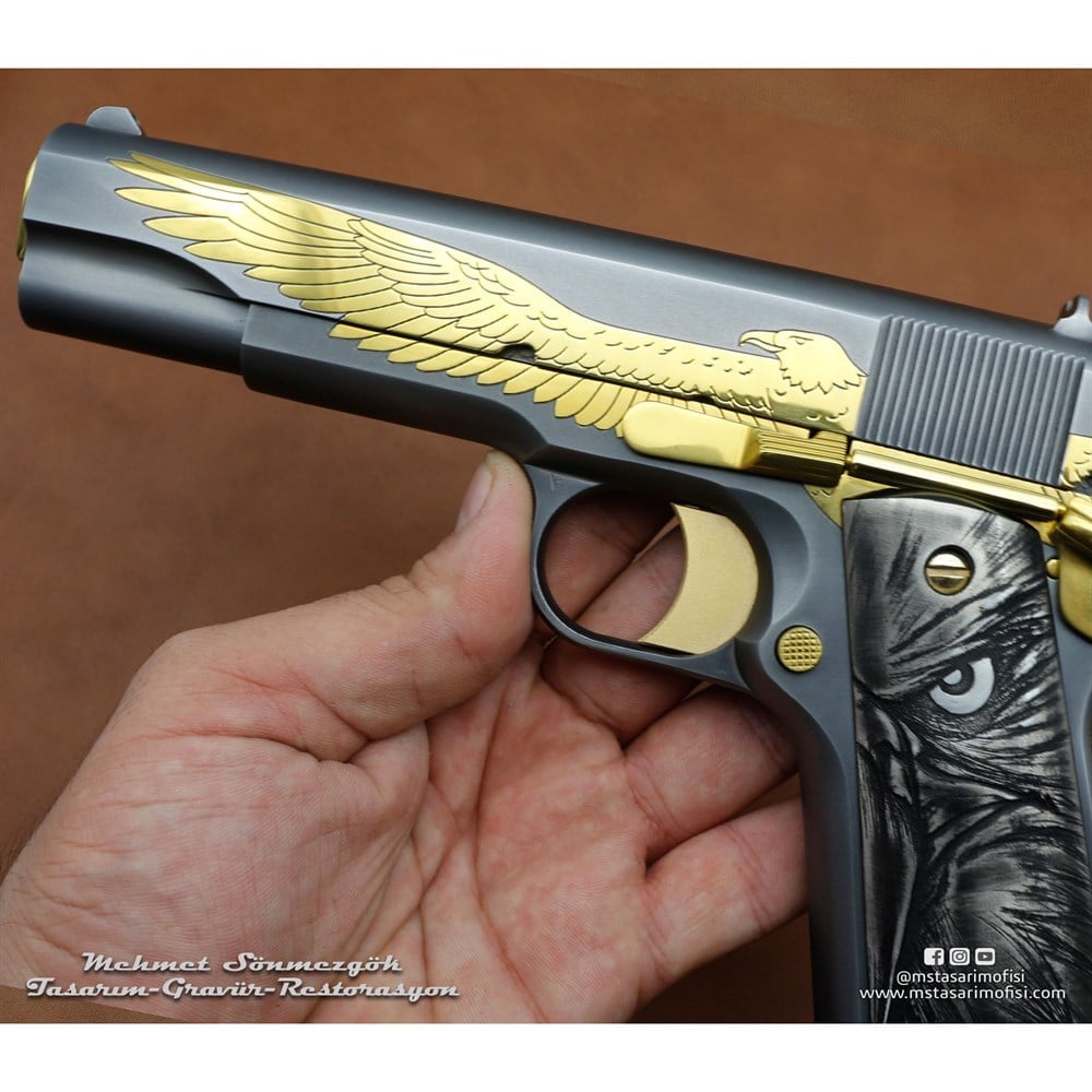 Tisaş 1911 Gravür // Amerikan Kartal (Klasik Model 3)