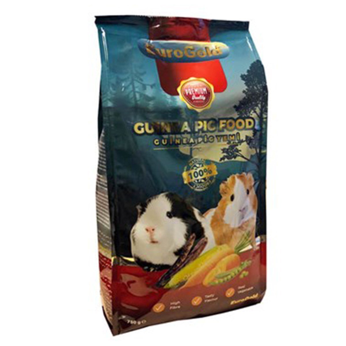 EUROGOLD GUİNEA PİG YEMİ 750 GR.8681144130079