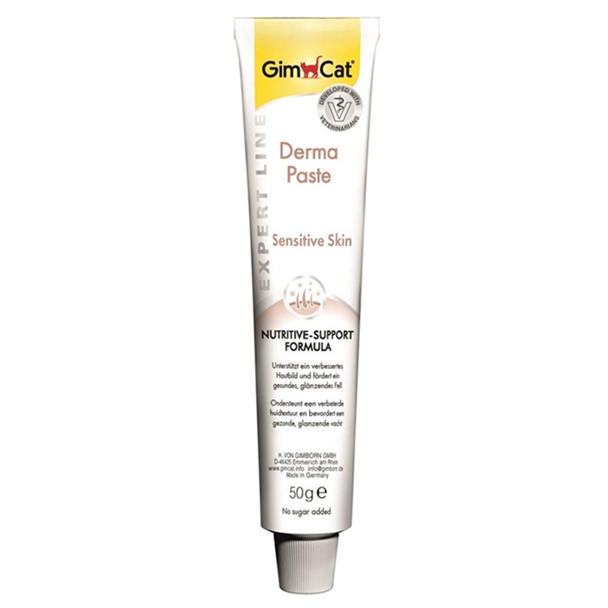 GIMCAT DERMA PASTE DERI VE TÜY SAĞLIĞI KEDI MACUNU 50 GR4002064418759