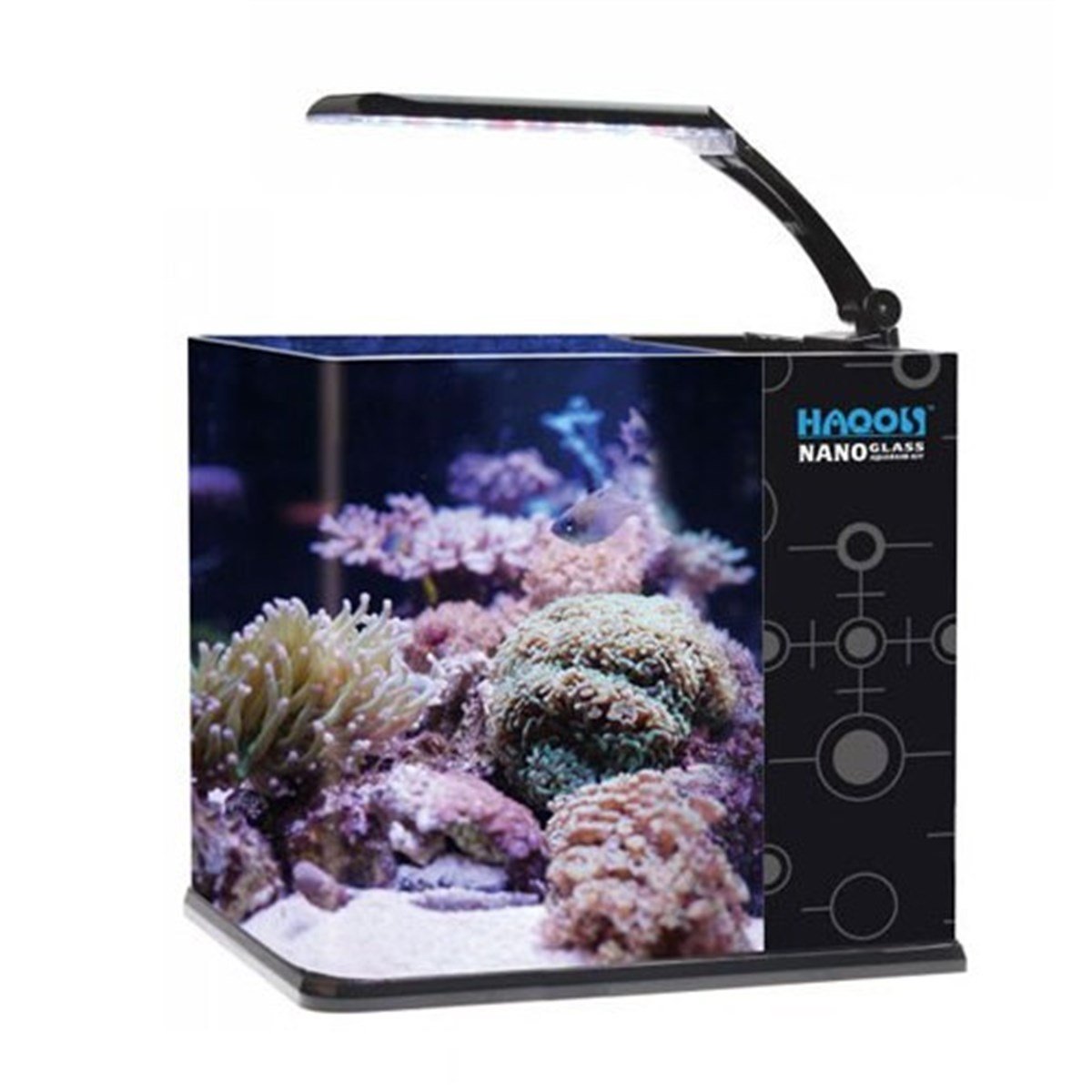 HAQOS CUBE-25 LED AYDINLATMALI NANO AKVARYUM 25X26X28,5CM8690000435920