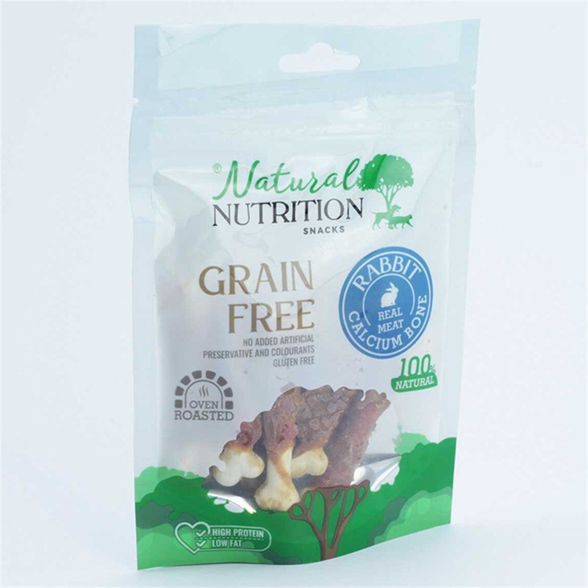 NATURAL NUTRİTİON TAVŞAN ETİ KALSİYUM KEMİK KÖPEK ÖDÜLÜ 75 GR8683497000566