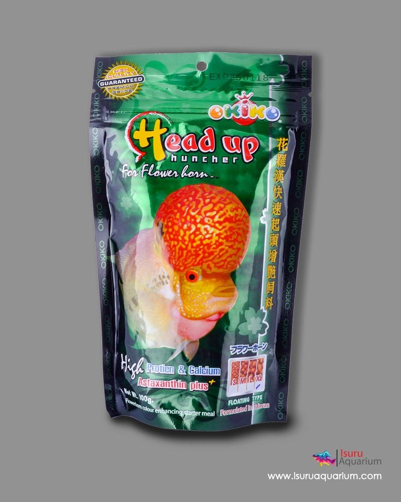 OKİKO FLOWERHORN HEAD HUNCHER 100 GR XL BOY8857110850825