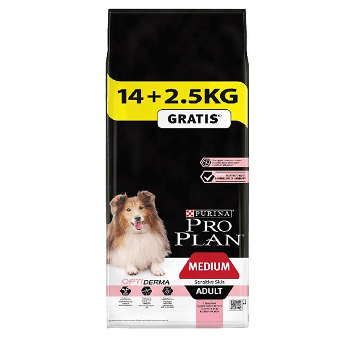 PROPLAN SOMONLU HASSAS YETİŞKİN KURU KÖPEK MAMASI 14+2,5 KG7613035119024
