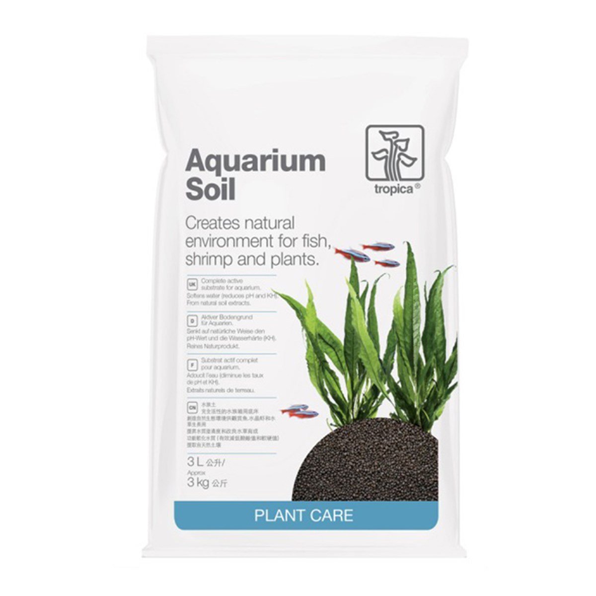 TROPİCA AQUARİUM SOİL 3 LİTRE (KALIN)5703249710000