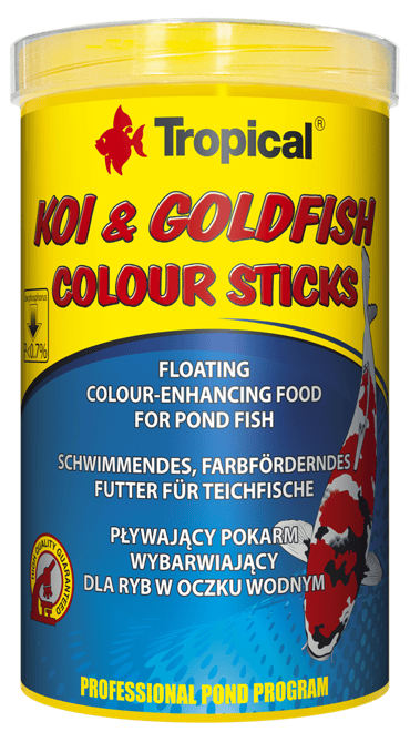 TROPİCAL KOI&GOLDFISH COLOUR STICKS PUSZ. 1000ML/80G5900469408551