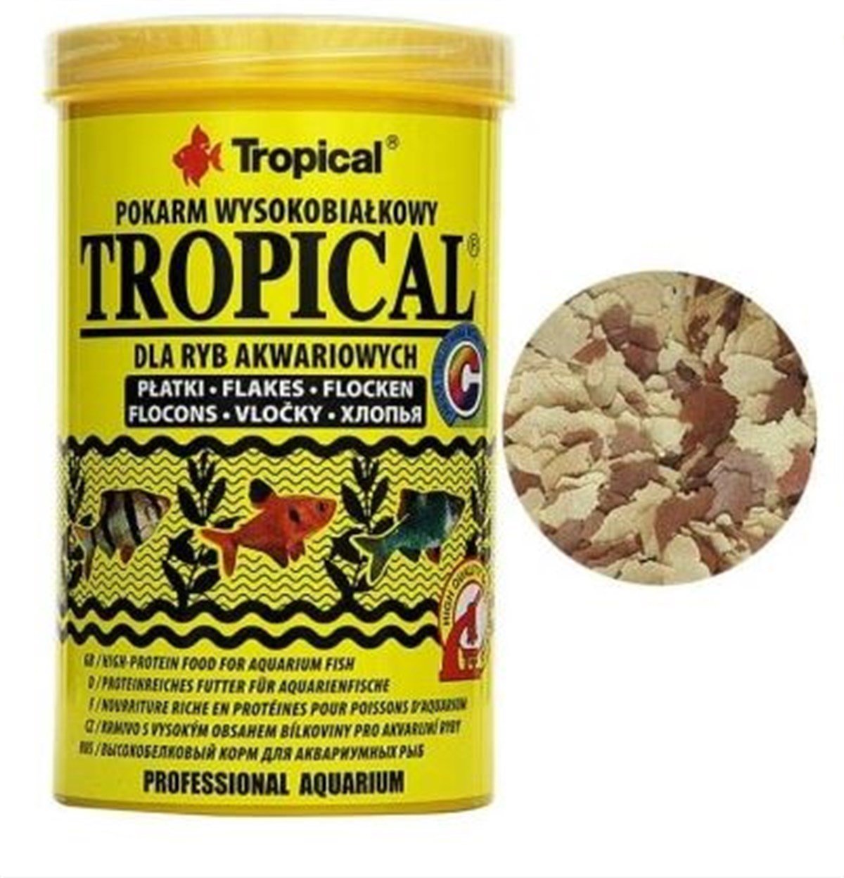 TROPİCAL STANDART PUL TROPİKAL BALIK YEMİ 1 LİTRE 200GR