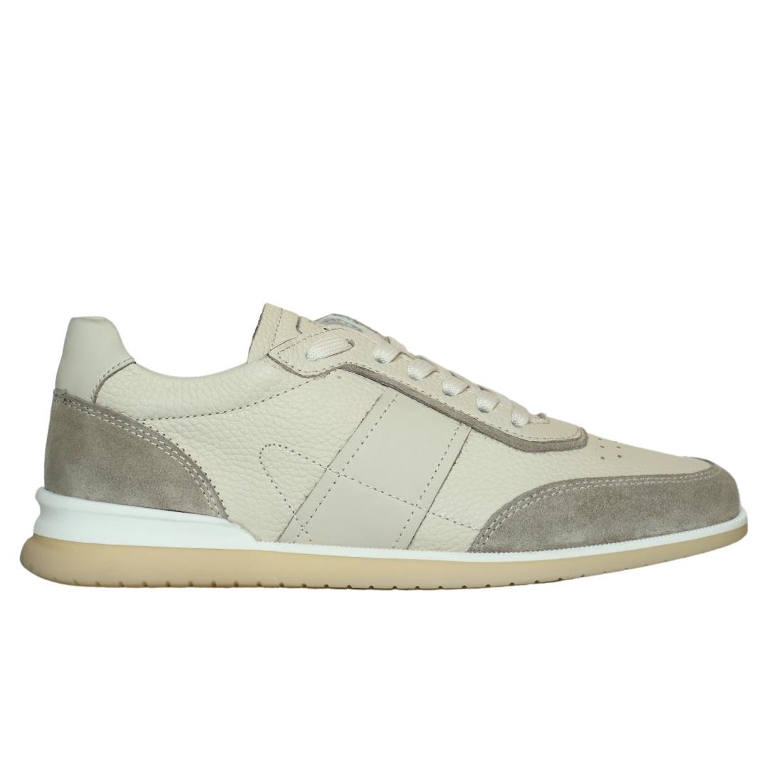 Bej Erkek Bağcıklı Sneaker