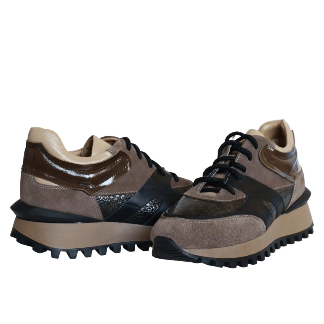 Multi Vizon Kadın Bağcıklı Sneaker