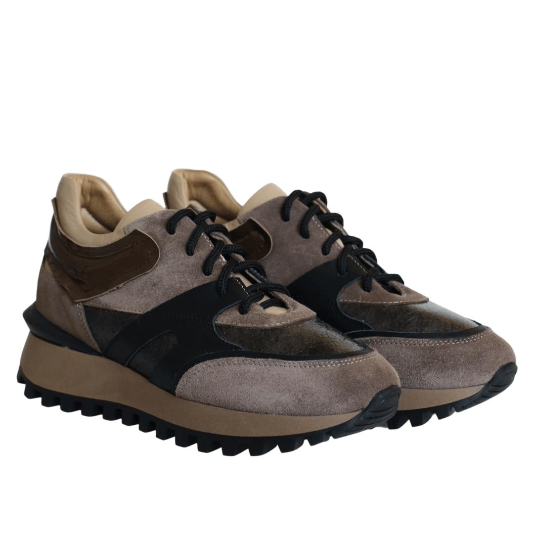 Multi Vizon Kadın Bağcıklı Sneaker