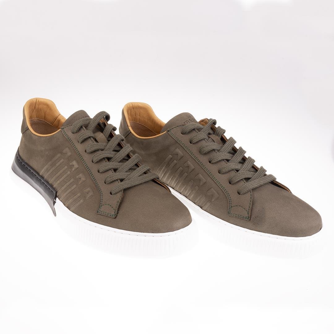 Nubuk Yeşil Erkek Sneaker Spor Ayakkabı