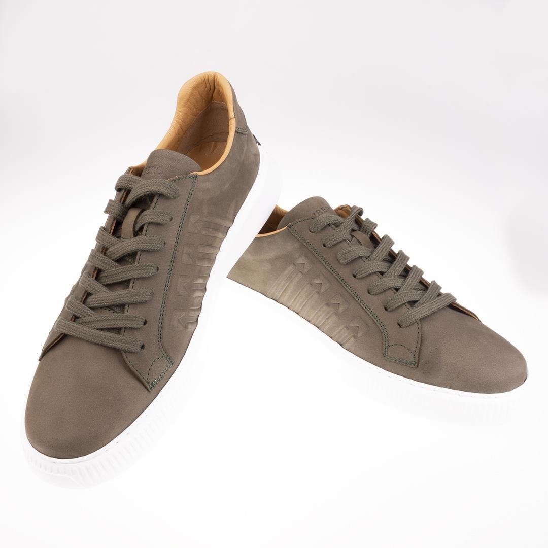 Nubuk Yeşil Erkek Sneaker Spor Ayakkabı