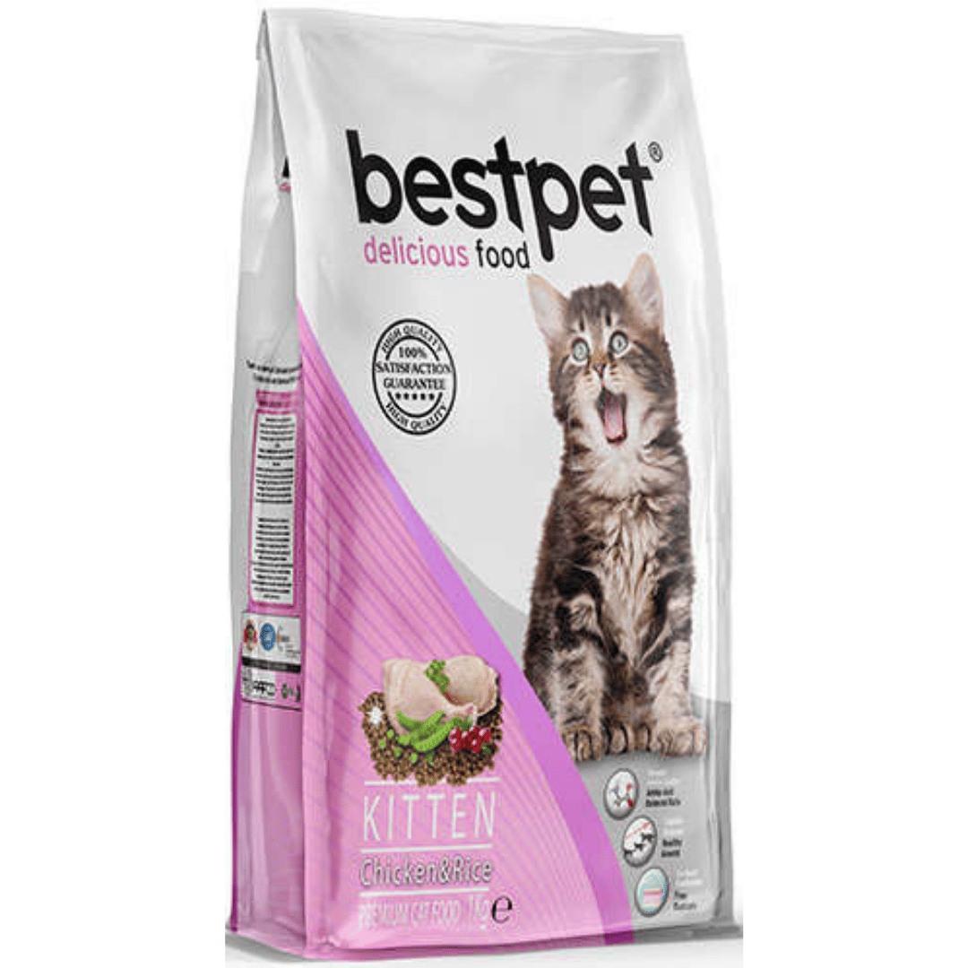 BestPet Tavuklu ve Pirinçli Yavru Kedi Maması 1kg