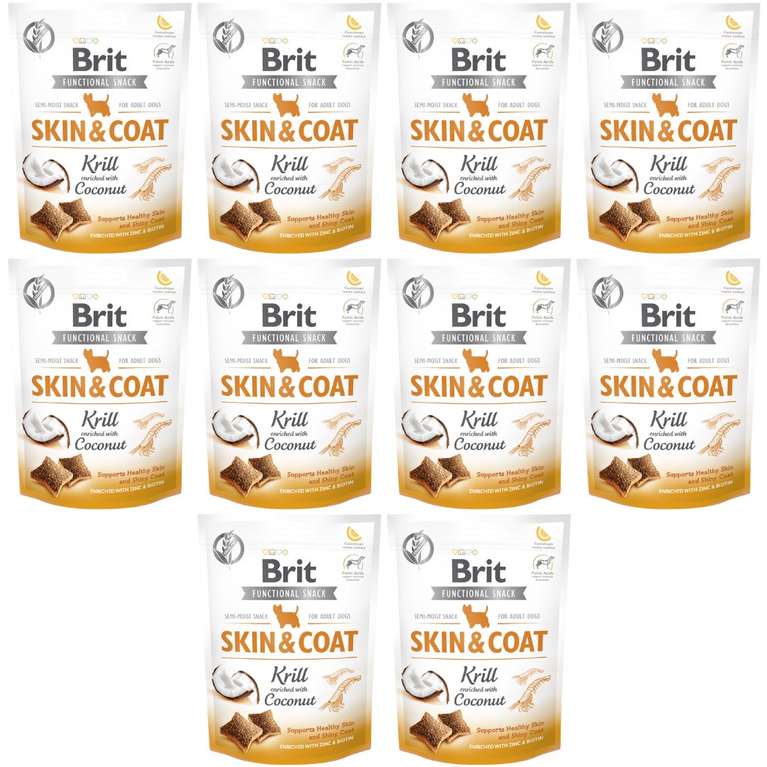 Brit Skin&Coat Karides ve Hindistan Cevizli Köpek Ödülü 150gr - 10 Adet